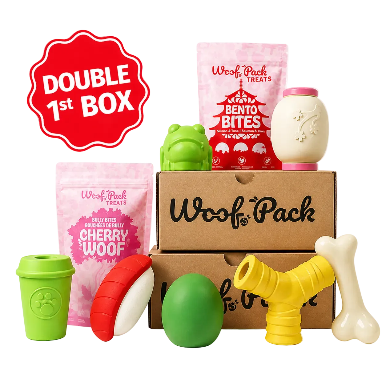 Abonnement 12 mois Chewer: Double ta 1re Boîte