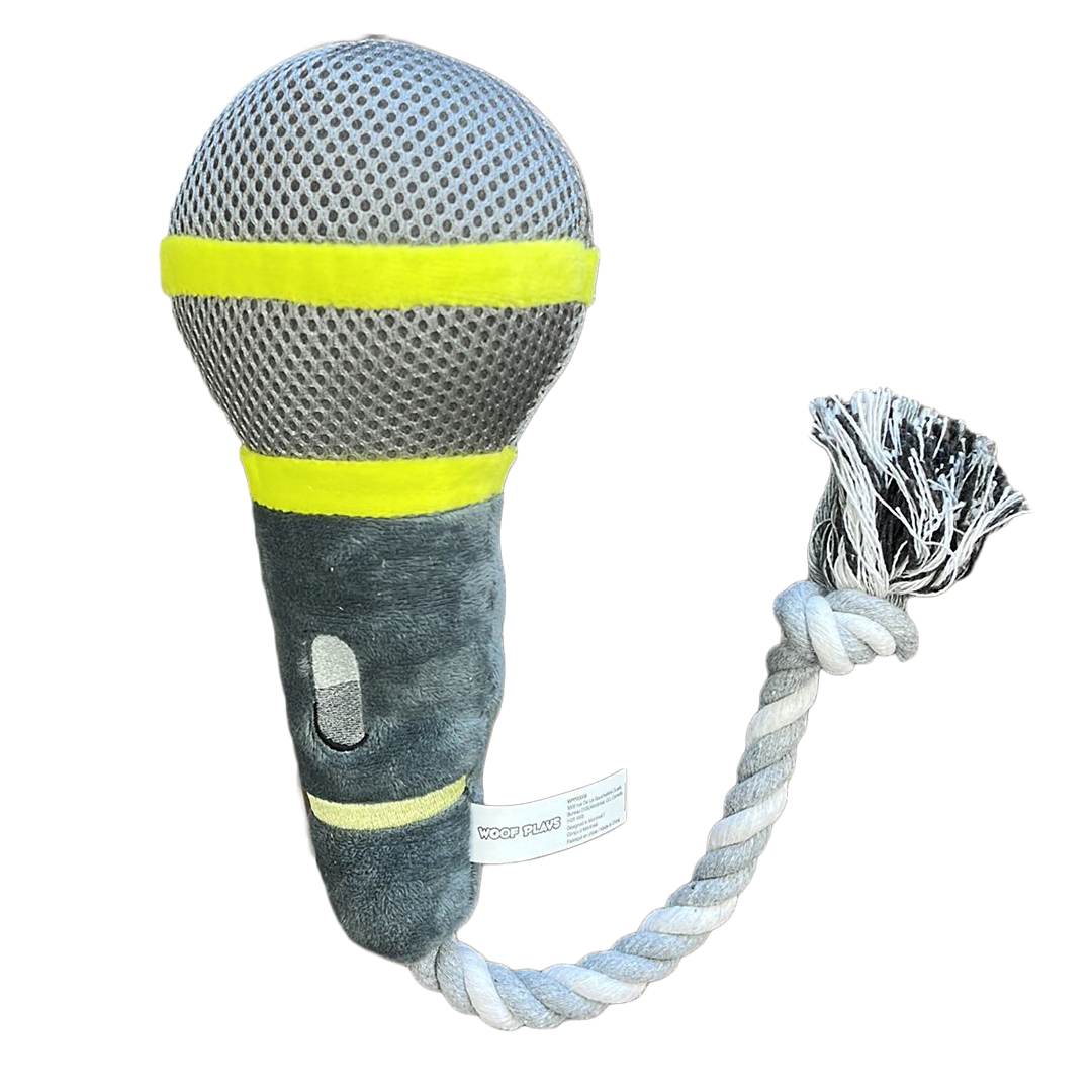 Woof Plays - Microphone en peluche