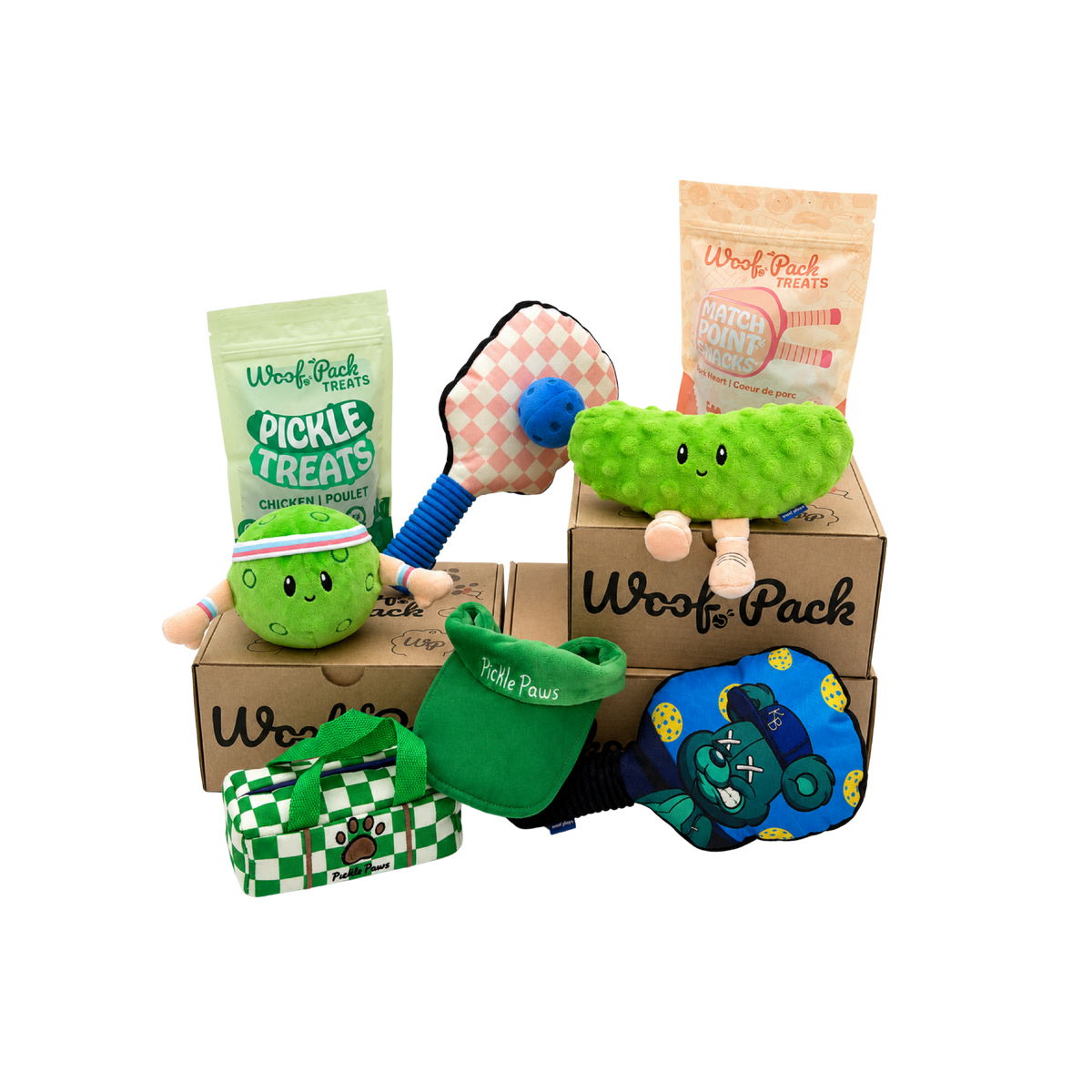 Woof Pack Pickleball -Themed Box