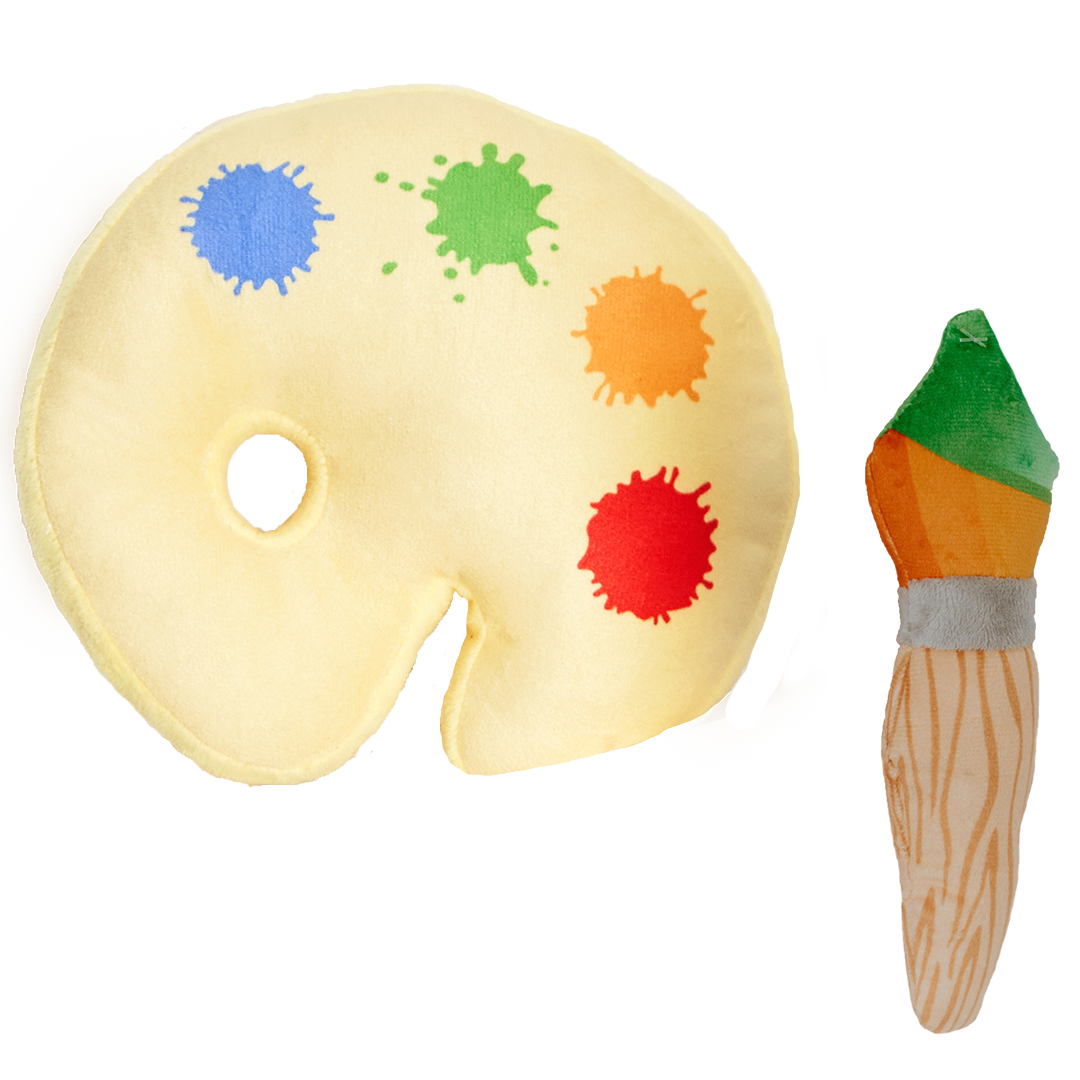 Woof Plays - Pinceau et palette